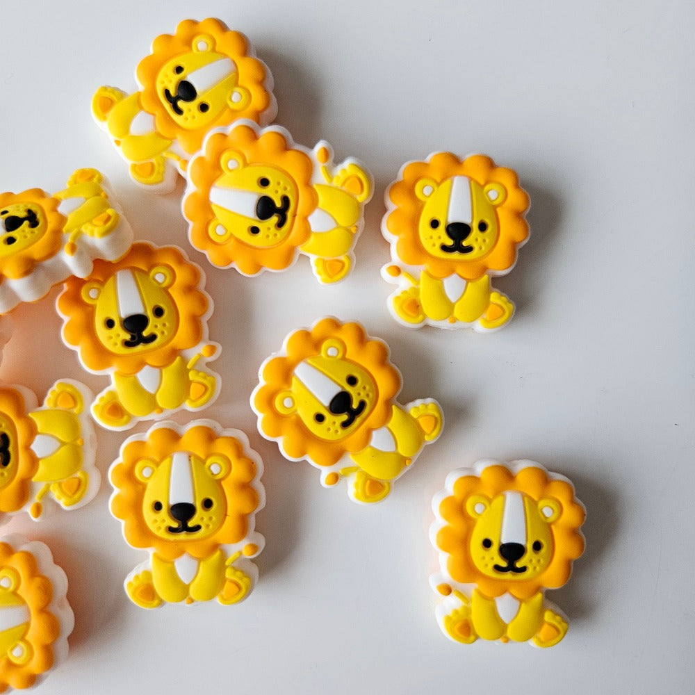 Safari Animals Silicone Beads - Hey Beadly