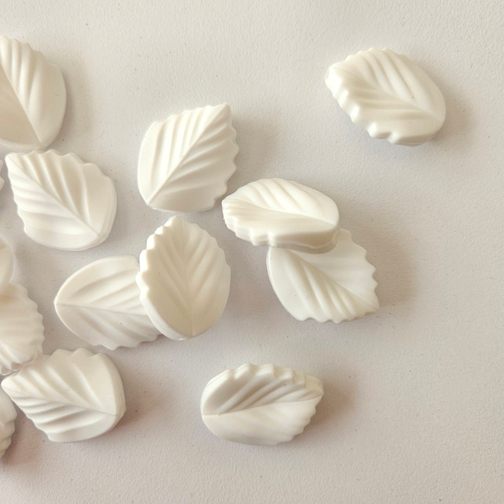 Small Silicone Leaf Beads - Hey Beadly