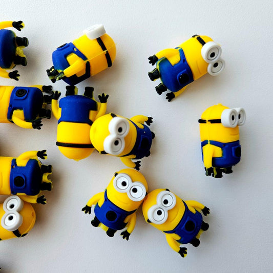3D Silicone Minion Beads - Hey Beadly