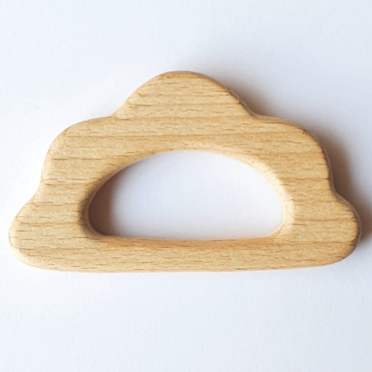 Cloud Beech Wood Teether - Hey Beadly