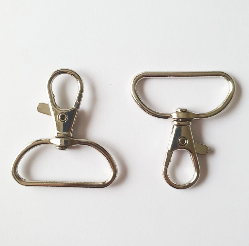 Lanyard Clips - Silver - Hey Beadly