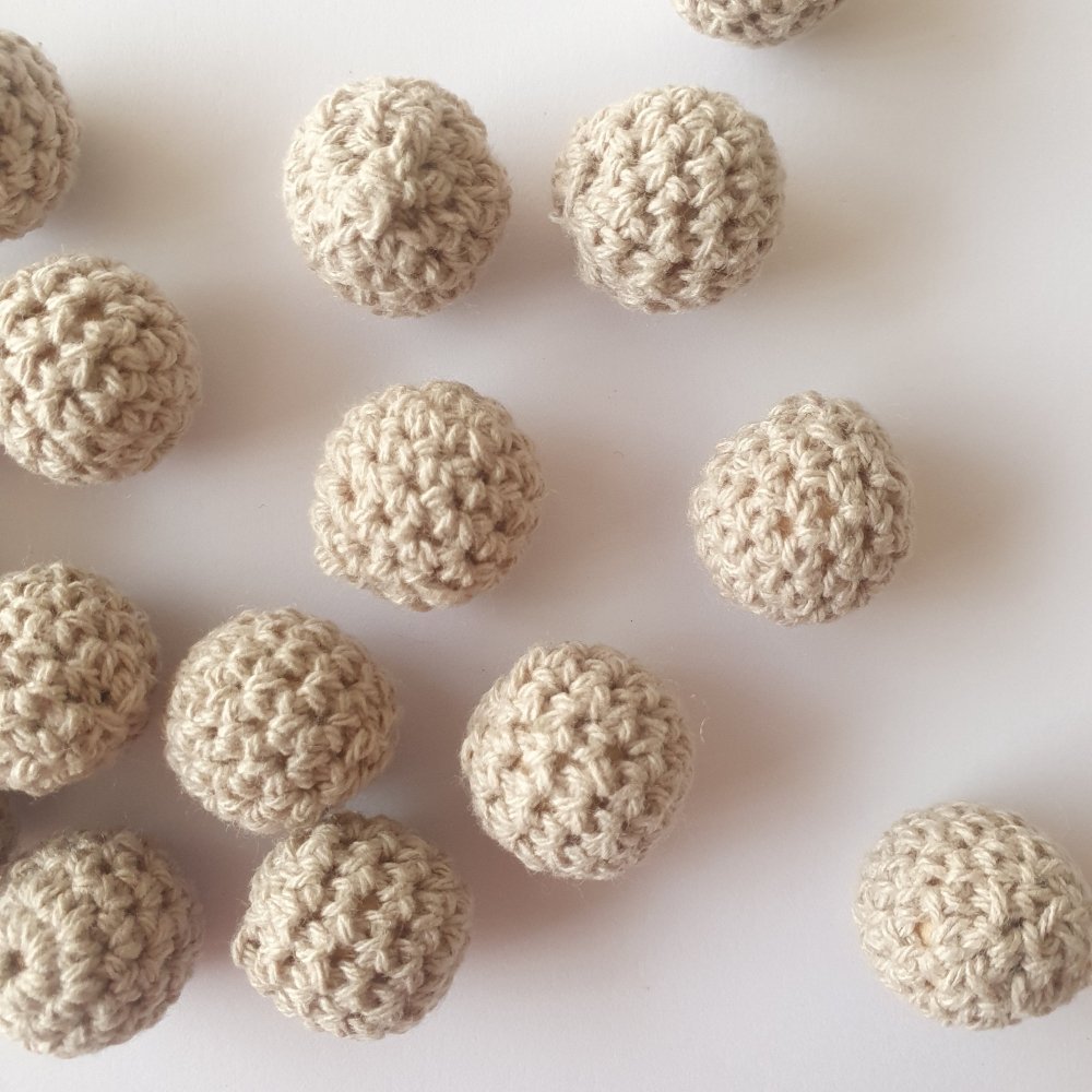 Round Crochet Beads - Hey Beadly