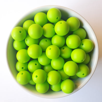 15mm Round Silicone Beads