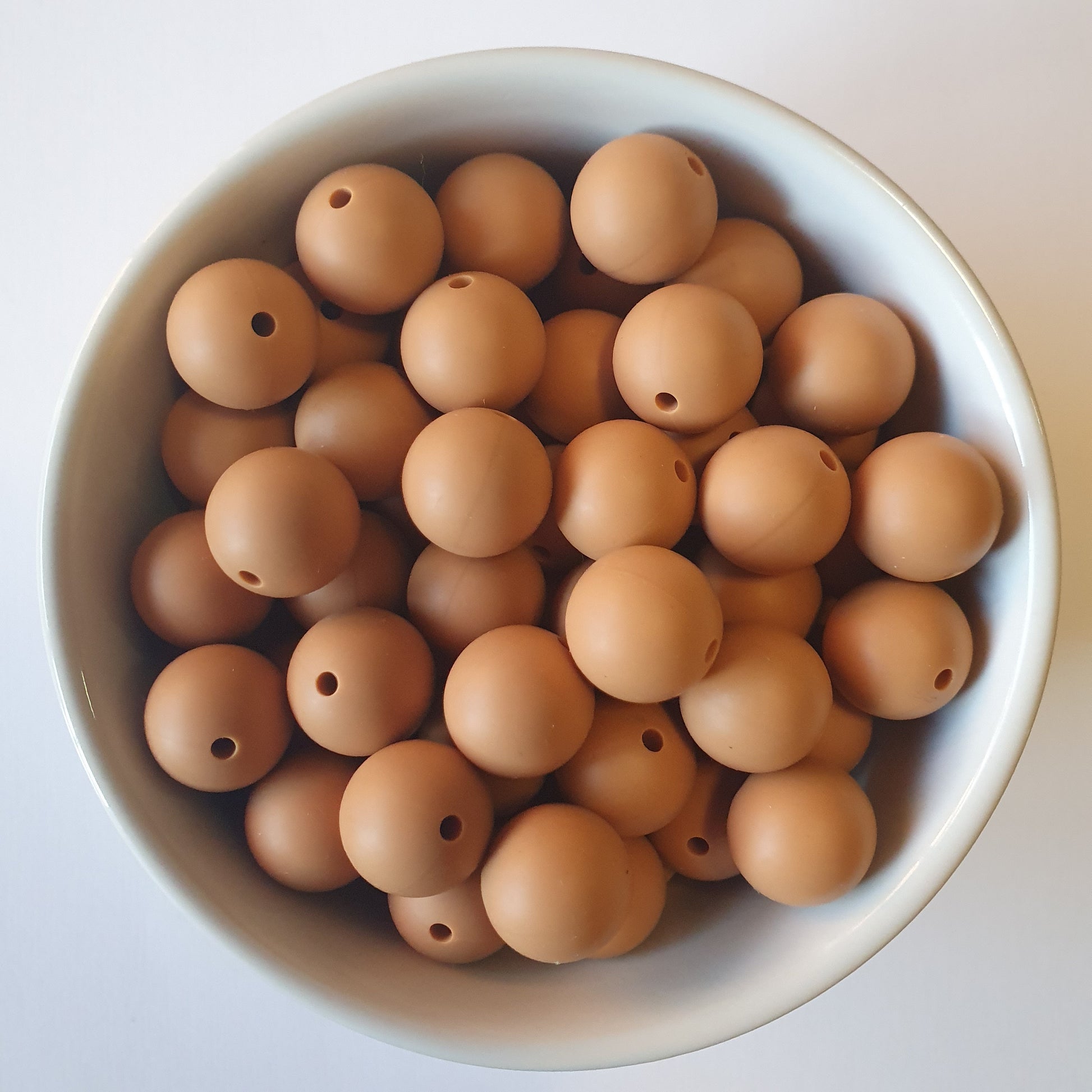 15mm pastry shell round silicone beads