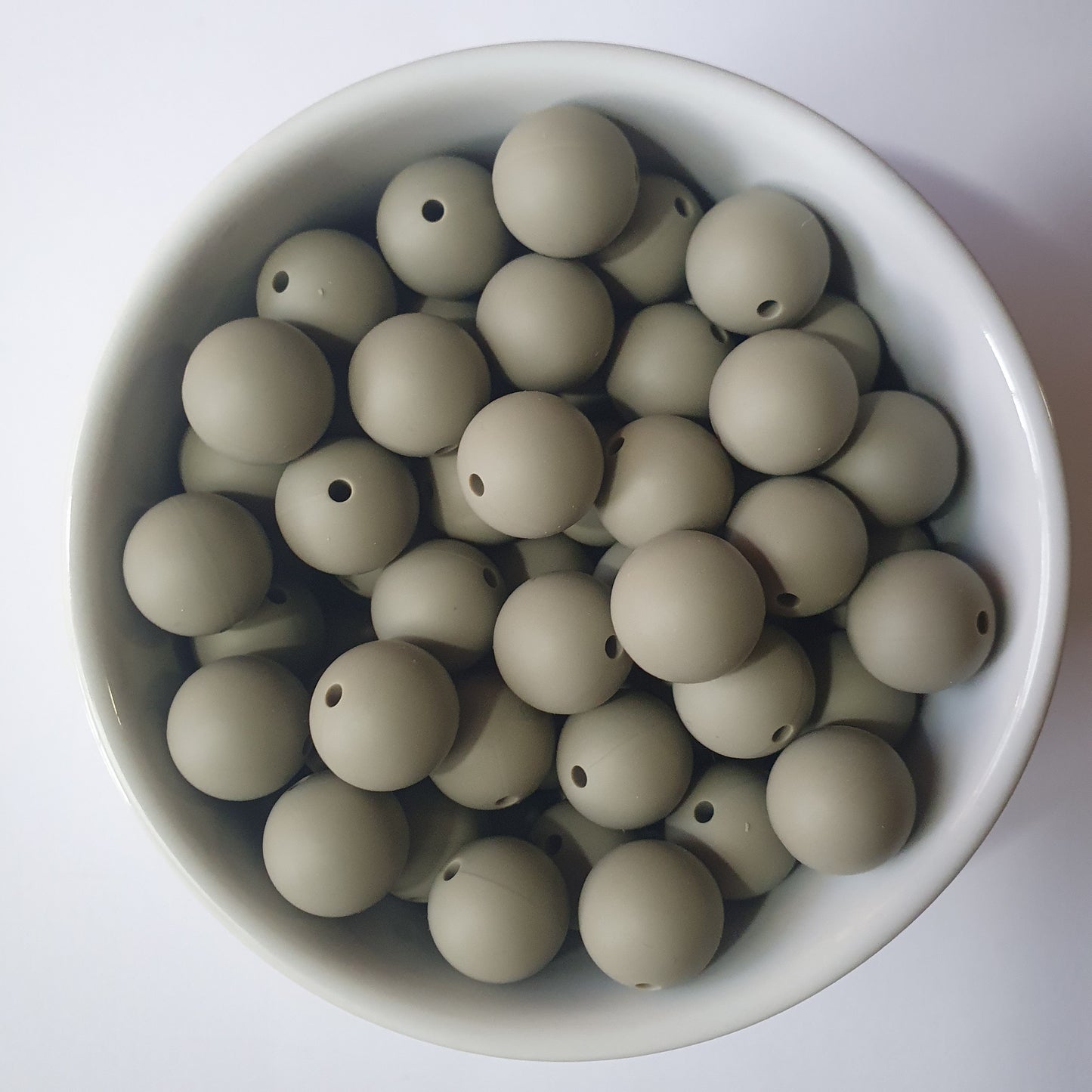 15mm Round Silicone Beads