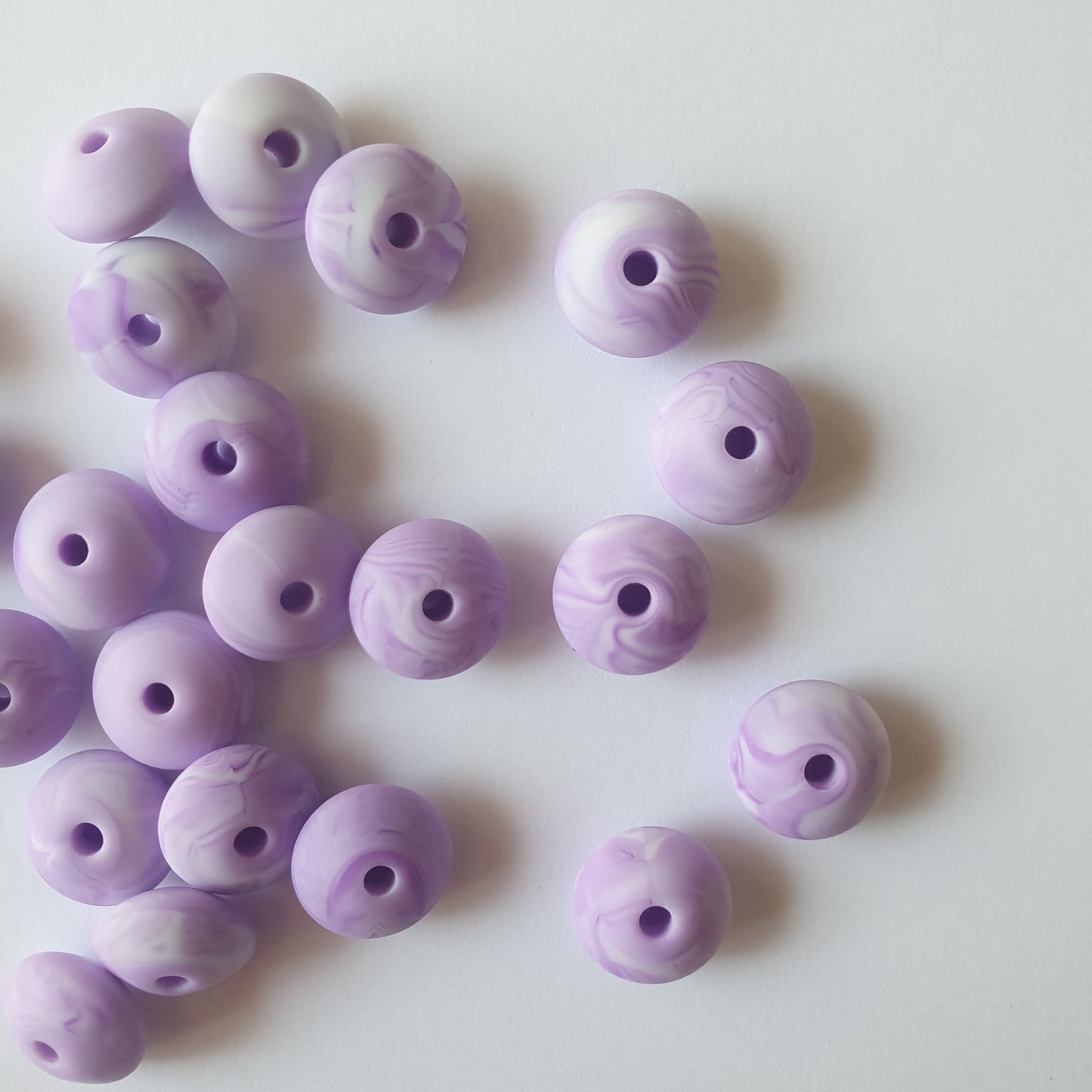 Lentil Silicone Beads