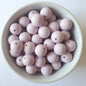 15mm Light Lilac round silicone beads