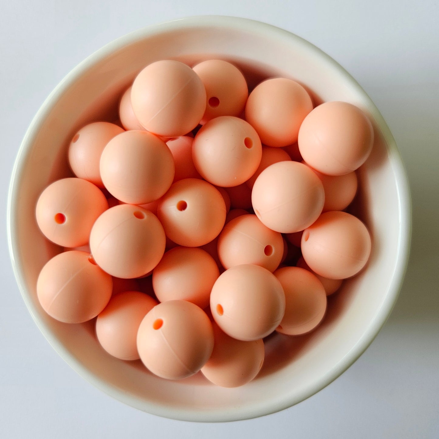 15mm Round Silicone Beads