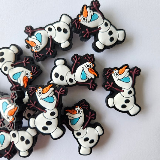 Olaf (Frozen) Silicone Beads - Hey Beadly