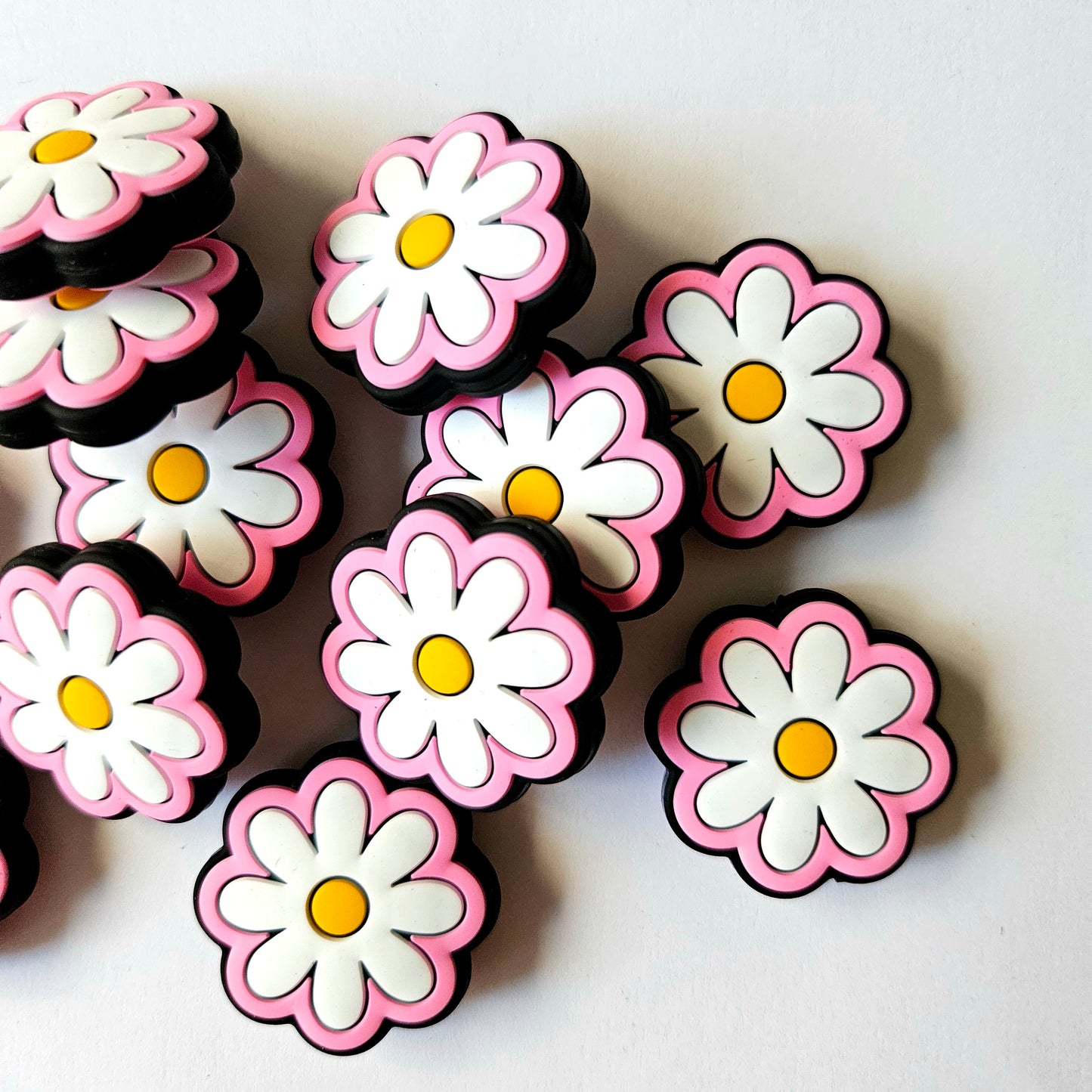 Daisy Silicone Beads - Hey Beadly
