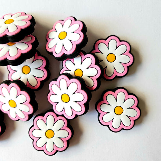 Daisy Silicone Beads - Hey Beadly