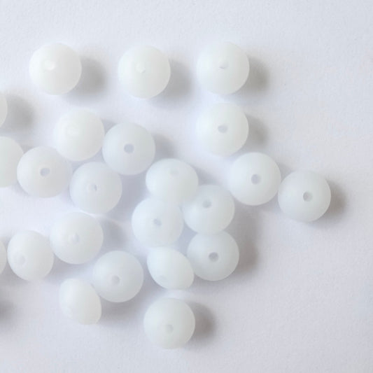 Glow in the dark silicone lentil beads - Hey Beadly