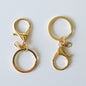 Keyring & Clip - Gold - Hey Beadly