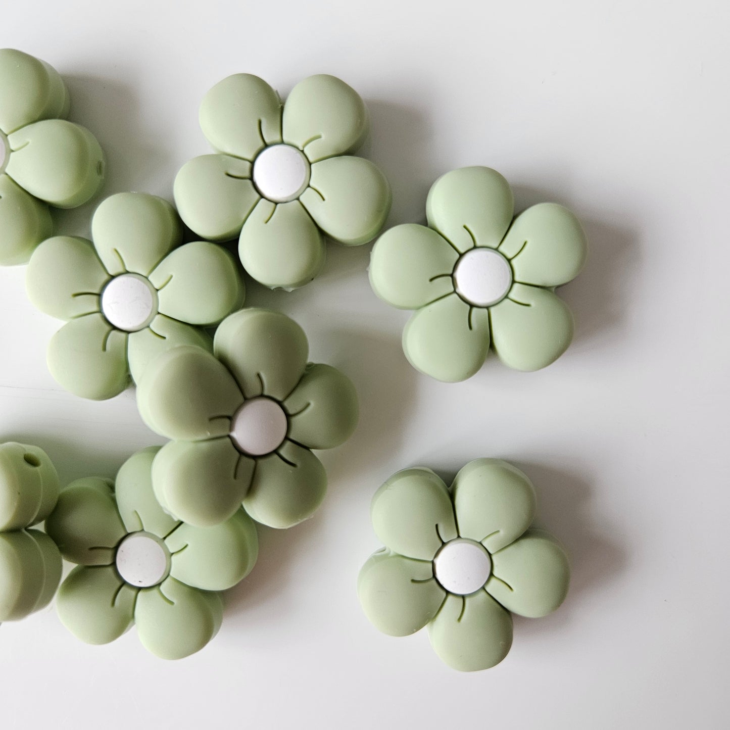 Flower Silicone Beads - Hey Beadly