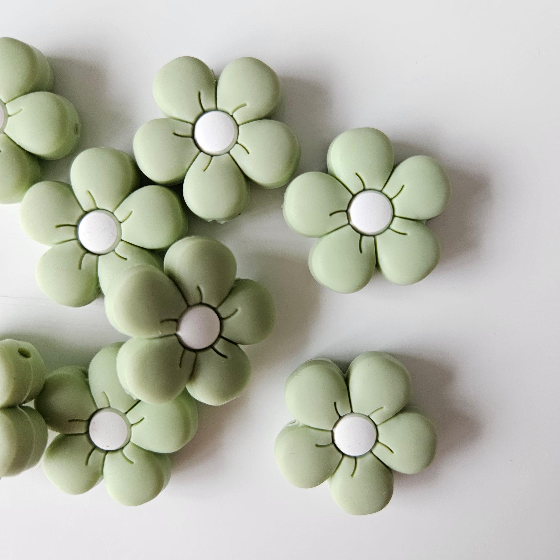 Flower Silicone Beads - Hey Beadly