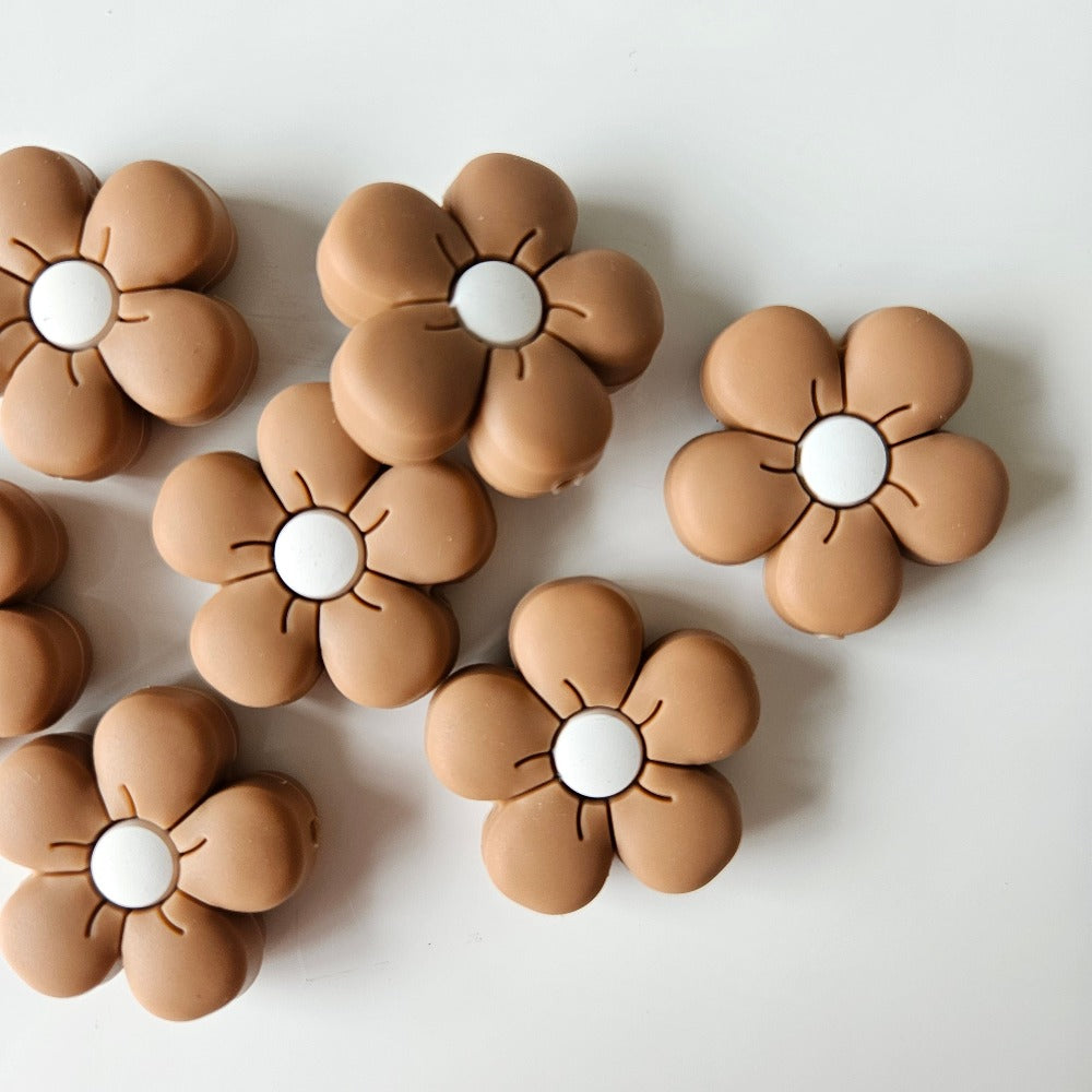 Flower Silicone Beads - Hey Beadly