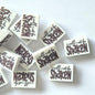 I will not be shaken Silicone Print Beads - Hey Beadly