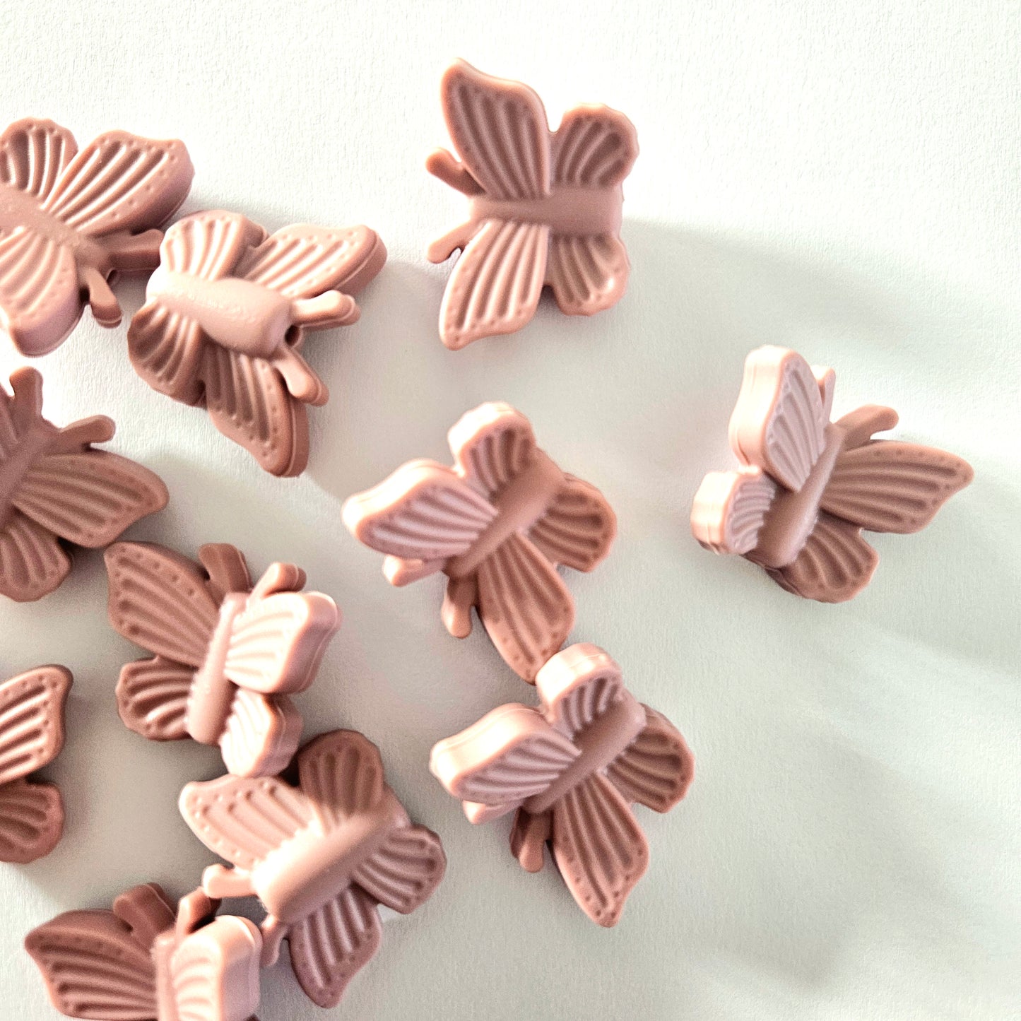 Silicone Butterfly Beads