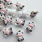 3D Silicone Cow Beads - Hey Beadly