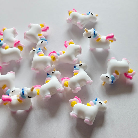 3D Silicone Unicorn Beads - Hey Beadly
