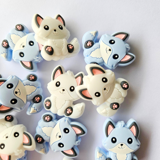 Baby Fox Silicone Beads - Hey Beadly