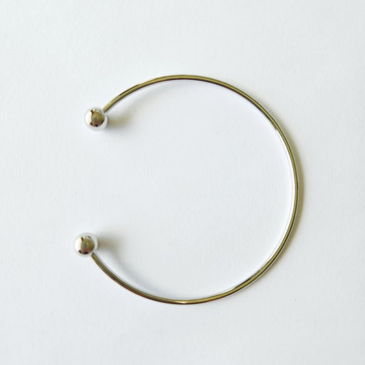 Stainless Steel Beadable Bracelet - Hey Beadly