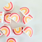 Candy Pink Silicone Rainbow Beads | Hey Beadly