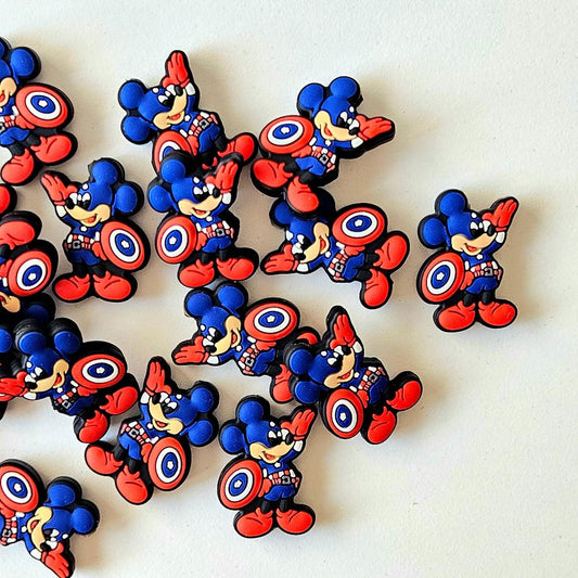 Captain Mickey Silicone Beads - Hey Beadly