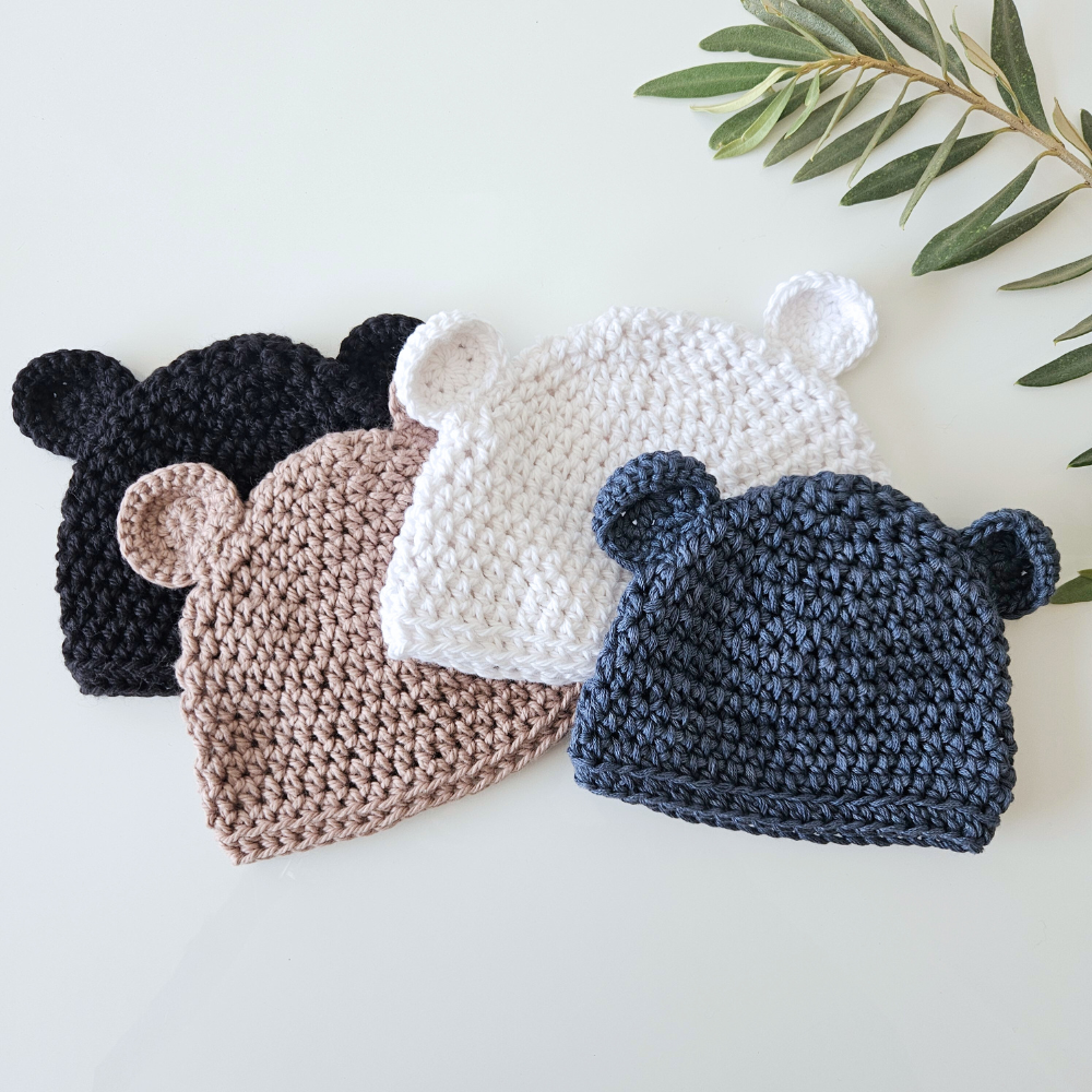 Cotton Crochet Beanies | Hey Beadly