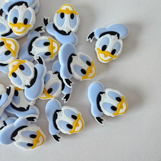 Donald Duck Silicone Beads - Hey Beadly