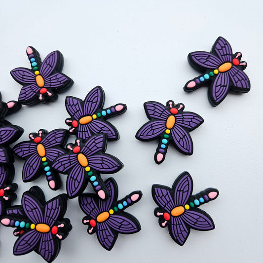Dragonfly Silicone Beads - Hey Beadly