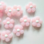 Glow in the dark silicone flower beads - Hey Beadly