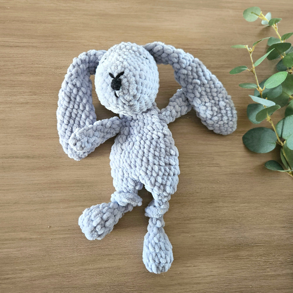 Handmade Bunny Snuggler | Soft Baby Comforter Toy – Hey Beadly