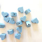 Mini Silicone Heart Beads - Hey Beadly