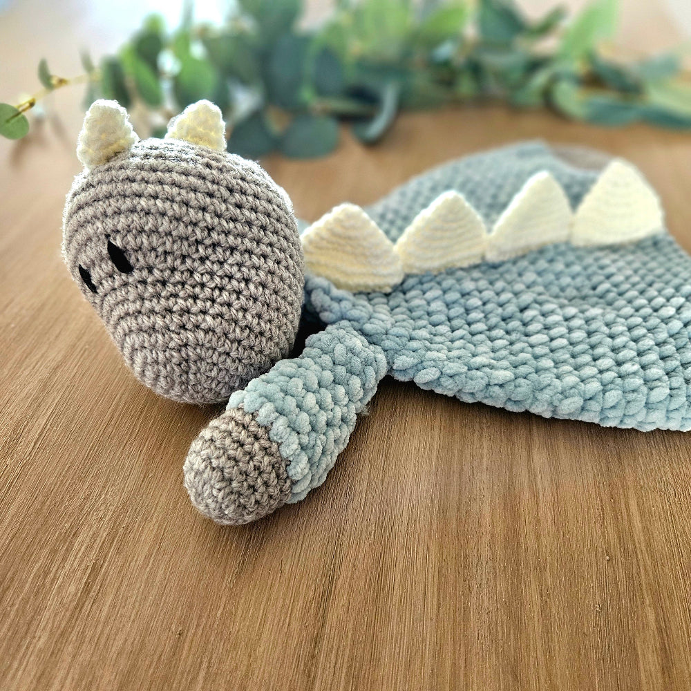 Mint Handmade Dinosaur Snuggler - Hey Beadly