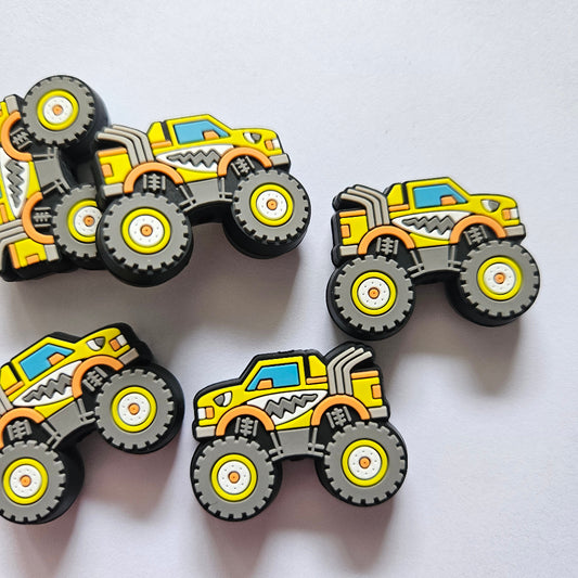 Monster Truck Silicone Beads - Hey Beadly