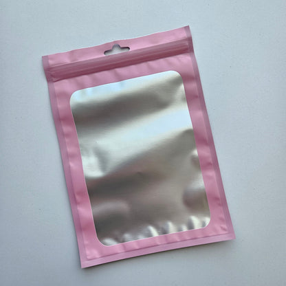 Pink Plastic Packaging Bags - Hey Beadly