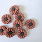 Rose Dawn Mini Daisy Silicone Beads - Hey Beadly
