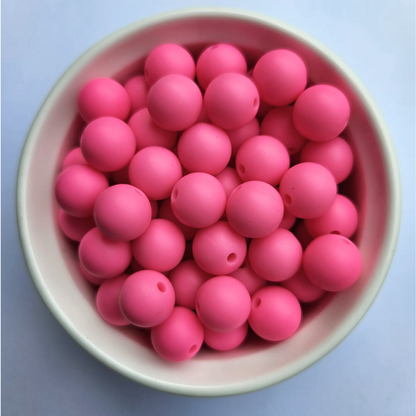 12mm Round Silicone Beads