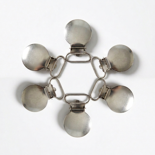 Round Metal Dummy Clips - Hey Beadly