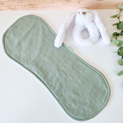 Sage Burp and Drool Cloth - Hey Beadly