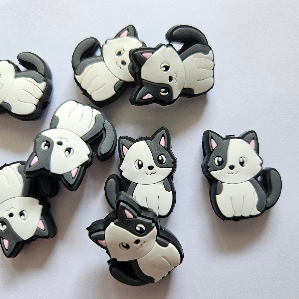 Silicone Cat Beads - Hey Beadly