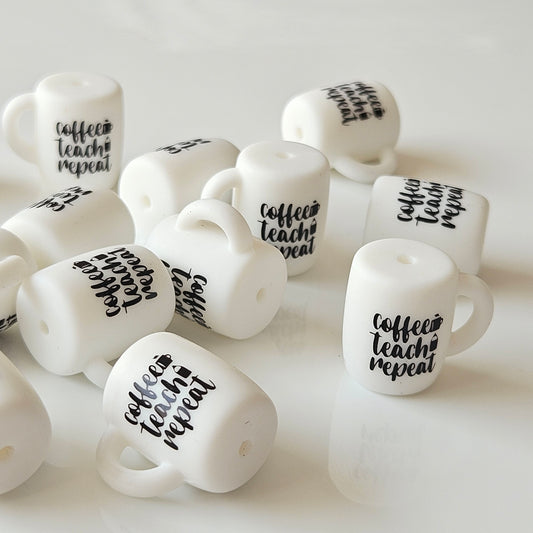 Silicone Cup Print Beads - Hey Beadly