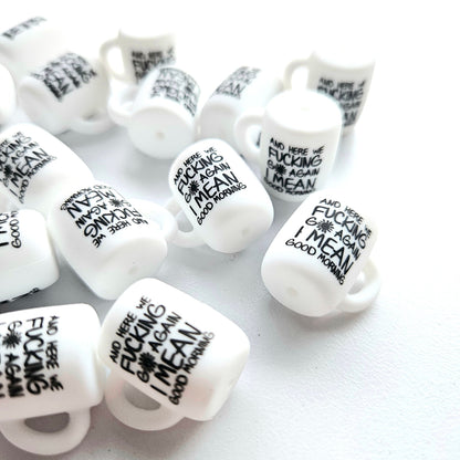 Silicone Cup Print Beads - Hey Beadly