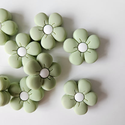 Flower Silicone Beads - Hey Beadly