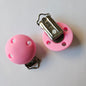Silicone Pacifier Clips - Pink - Hey Beadly