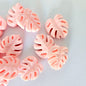 Small Monstera Leaf Silicone Beads - Hey Beadly