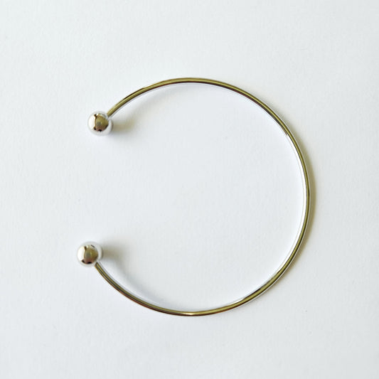 Stainless Steel Beadable Bracelet - Hey Beadly