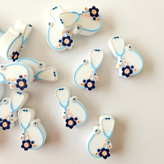 Stethoscope Silicone Beads - Hey Beadly