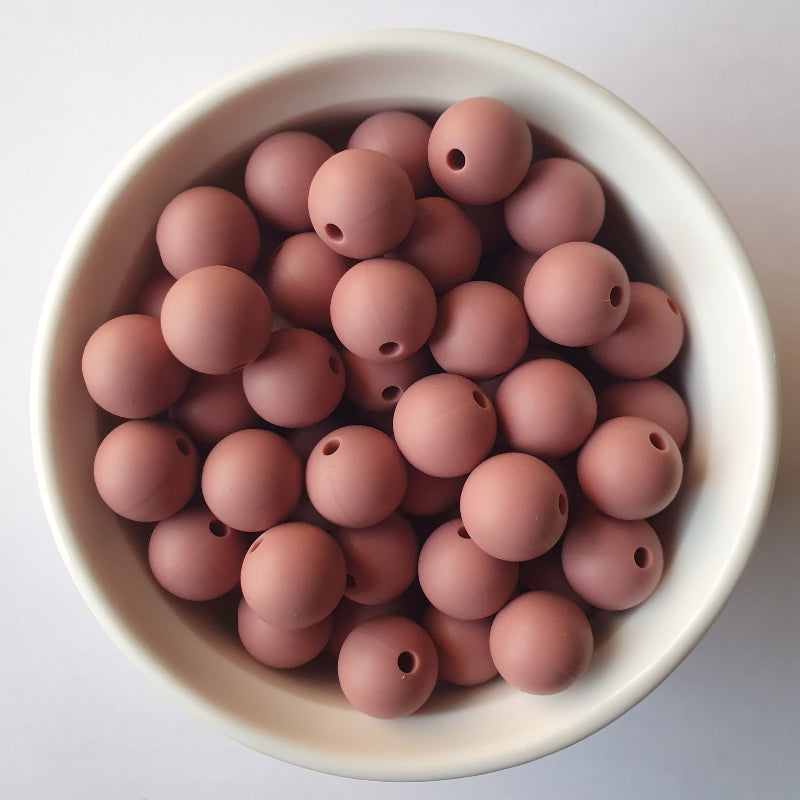 9mm round silicone beads - Hey Beadly